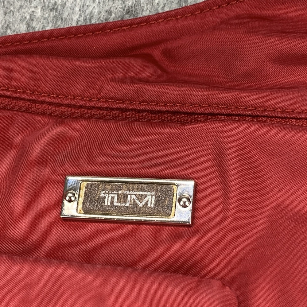 TUMI Voyageur Sumatra Crossbody Travel Bag Burgundy Red - Picture 3 of 16